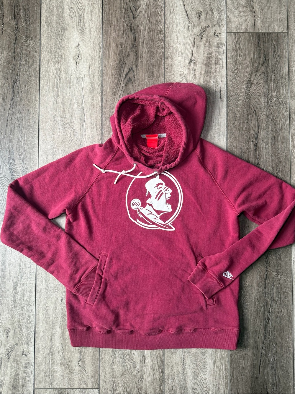 Nike- Vintage Florida State- FSU Logo Hoodie-Cotton Blend-Tailgate Ready!